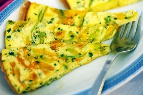 Torta di fiori di zucca