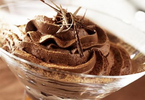 Mousse di cioccolato e mascarpone