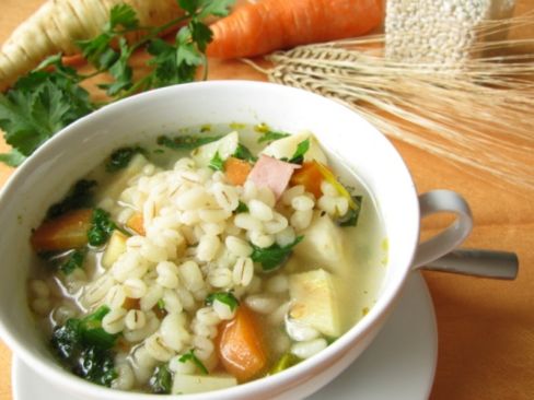 Minestrone con orzo