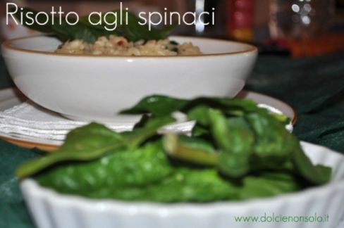 Risotto agli spinaci