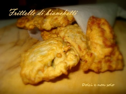 Frittelle di bianchetti - bianchetti al gratin