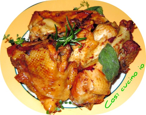 Pollo arrosto profumato