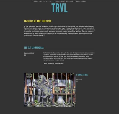 New Theme: Trvl