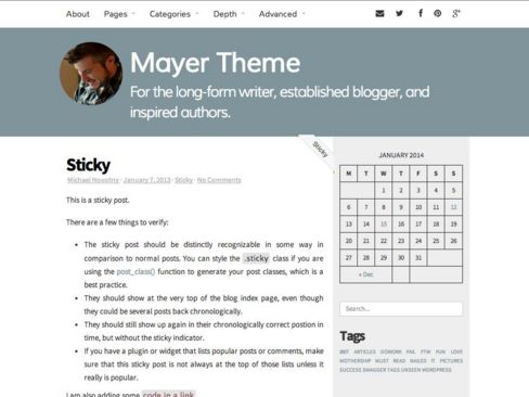 New Themes: Mayer and Axon