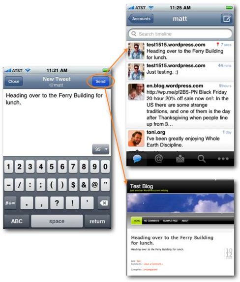 Post and Read via Twitter API