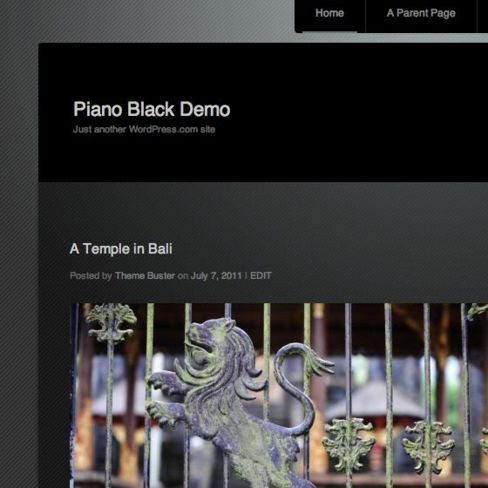 New Theme: Piano Black
