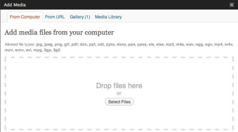 Drag & Drop Media Uploader & Flyout Dashboard Menus