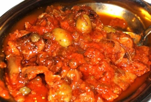 La caponata di melanzane,