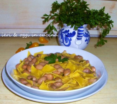Pasta e fagioli per il pranzo di San Michele, detto anche dei garzoni, del 29 settembre.