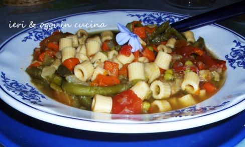 Minestrone alla romagnola, ricetta di una famiglia nobiliare ravennate di inizio '900 ((Romagna)