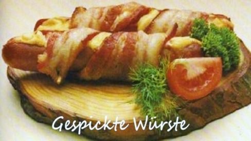 Gespickte Würste - Salsicce rivestite