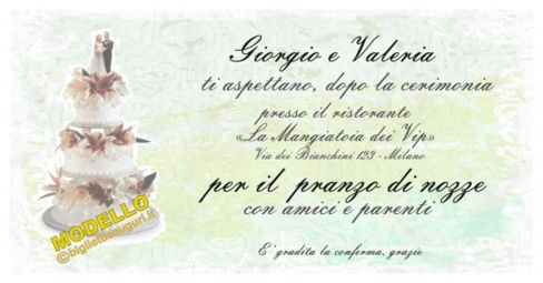 Galateo: Secondo matrimonio