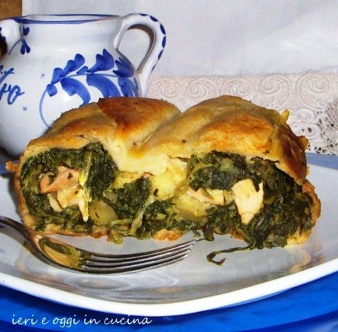 Plumcake di salmone e spinaci