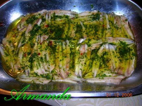 Acciughe marinate