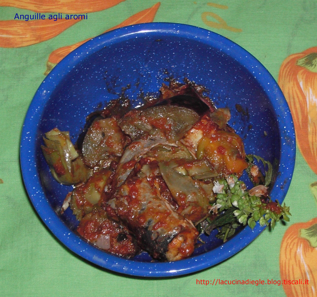 Anguille agli aromi