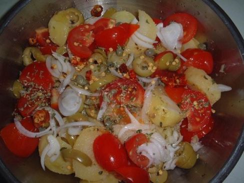 insalata di patate estiva