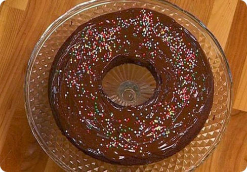 Ciambella al cioccolato per diabetici.