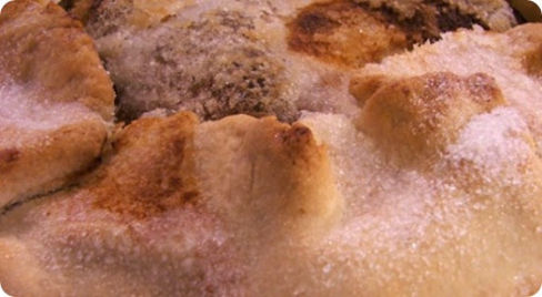 Torta di mele e crepes.