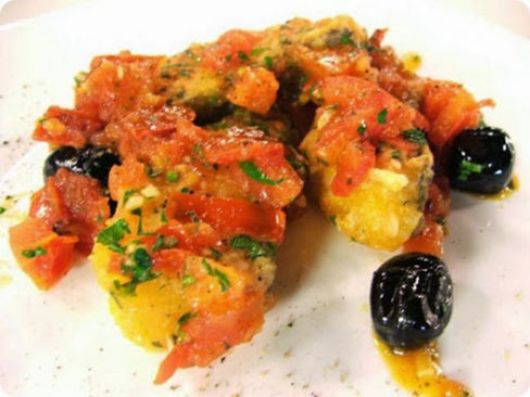 Baccalà alla Livornese, ottimo secondo piatto della tradizione italiana.