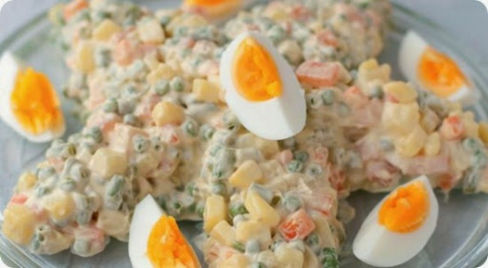 Insalata russa, perfetta per tutto l’inverno.