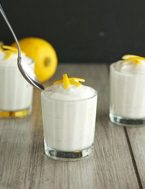 Mousse al limone / Lemon mousse recipe