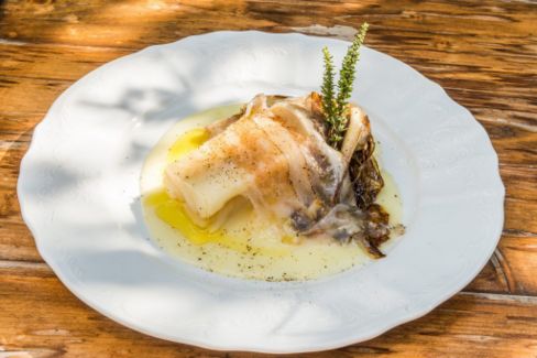 SECONDI d’Autore. Crema di patate al limone e stoccafisso