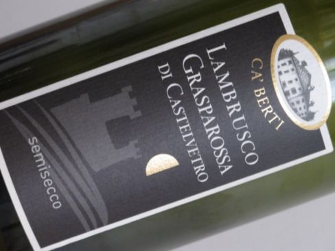 DOC Lambrusco Grasparossa di Castelvetro – Cà Berti s.a. [6.0]