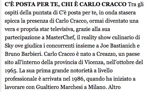 L’AntipatiCibVs: Carlo Cracco secondo ilsussidiario.net
