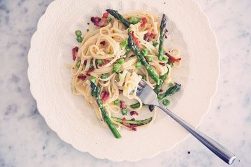 Carbonara agli asparagi