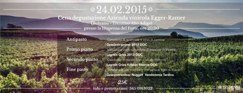 Calici di Gewurztraminer & Lagrein alla Dispensa del Forte Marghera