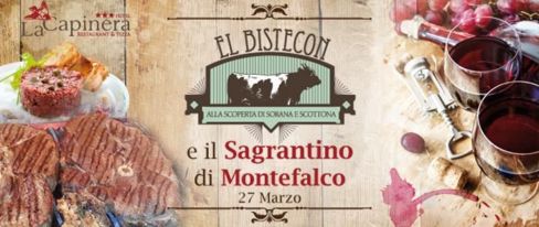 El Bistecon e i vini del viticoltore in Montefalco “Francesco Mariani” a La Capinera!