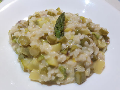 RISOTTO ASPARAGI E ZUCCHINE