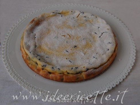 Ricetta Torta di ricotta e gocce di cioccolata