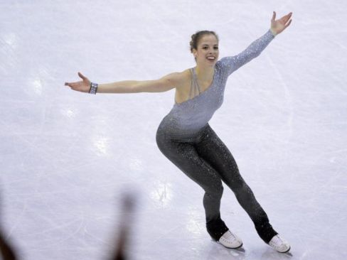 Una Carolina Kostner tutta d'oro!!!