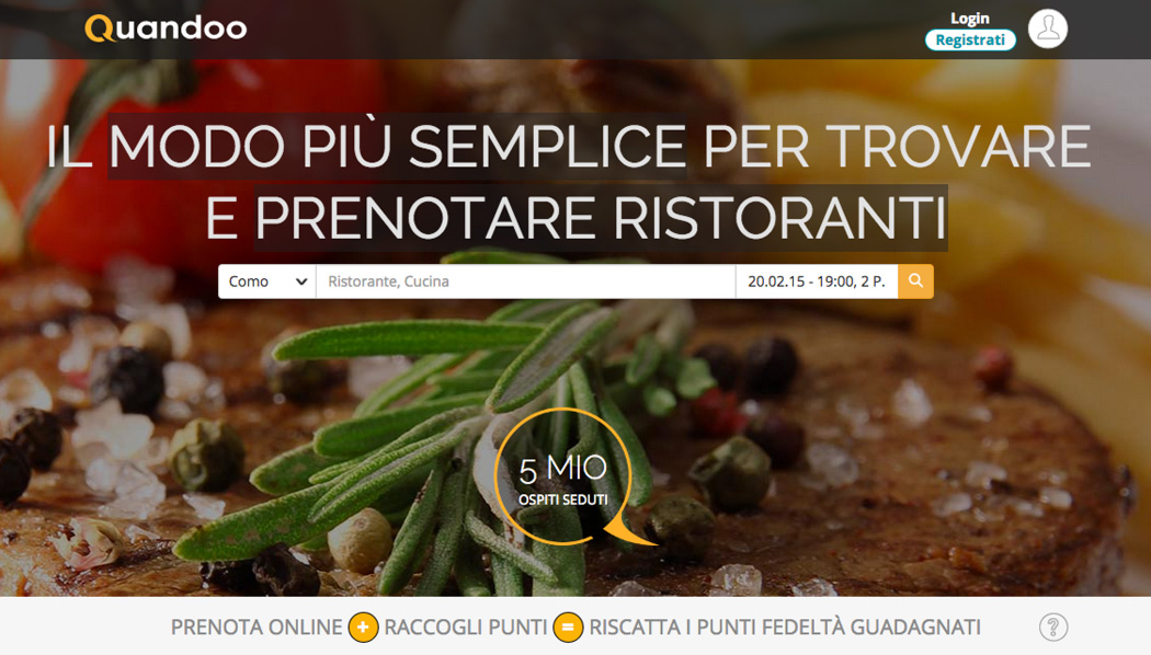 Quandoo: scegli, prenoti, mangi, commenti.