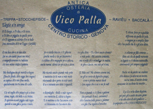 Osteria di Vico Palla, Genova