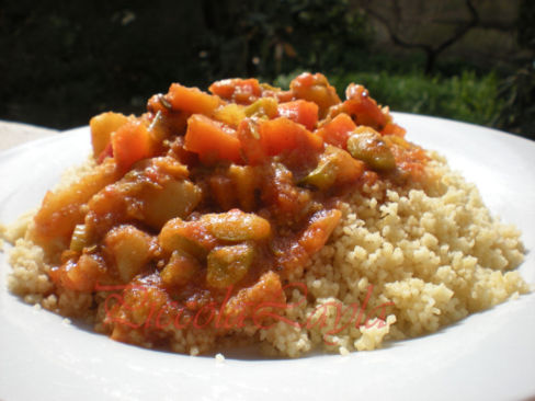 Cous Cous di Verdure con Tabel e Finocchietto Selvatico