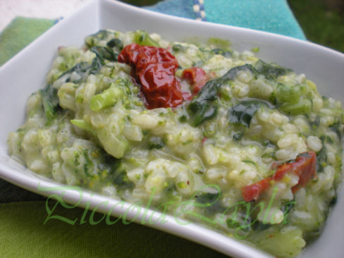 Risotto Sparacelli e Pomodori Secchi