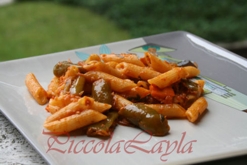 Penne Friggitelli ovvero peperoncini dolci e Tonno