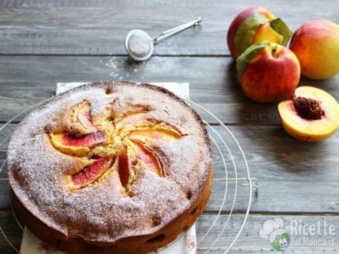 Torta di pesche
