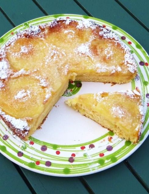Torta di mele verdi