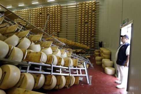 Terremoto, Parmigiano e solidarietà. Il web risolleva Casumaro