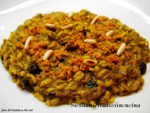 Risotto con finocchietto e sarde … a mare