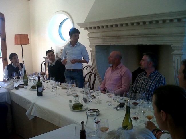 The Rugby Champion Lawrence Dallaglio and other iconic sportsmans are tasting our wines at Rocca di Montemassi…
