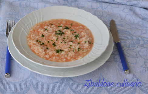 Risotto al brodo di "Baganelli"