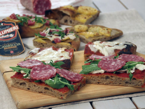 Pizza  ai sette cereali con lievito madre