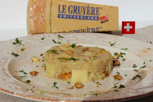 Hamburger di riso integrale con  porri,noci e le Gruyère DOP...#noiCheeseamo