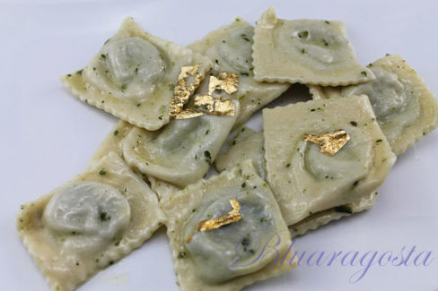 Ravioli di magro, ma non i soliti ricotta e spinaci.