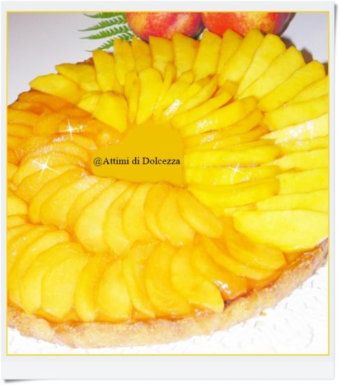 CROSTATA DI RICOTTA CON PESCHE E ALBICOCCHE