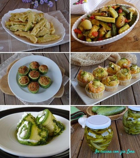 Le mie migliori ricette con zucchine